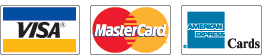 Visa • MasterCard • American Express